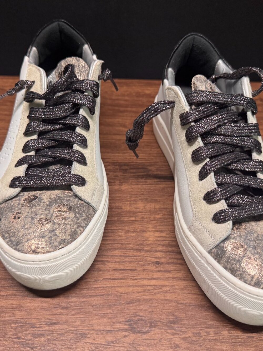 Women’s White Thea Platform Fashion Sneakers EU 38 P448 US 7.5-8